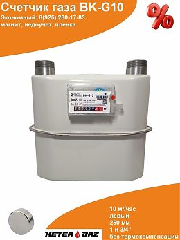 Счетчик газа ВK-G10 с магнитом